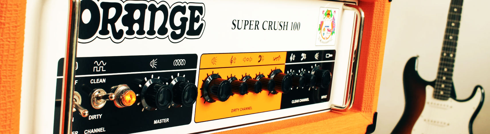 Orange Super Crush 100 Head 100w Orange - Electric guitar amp head - Variation 2