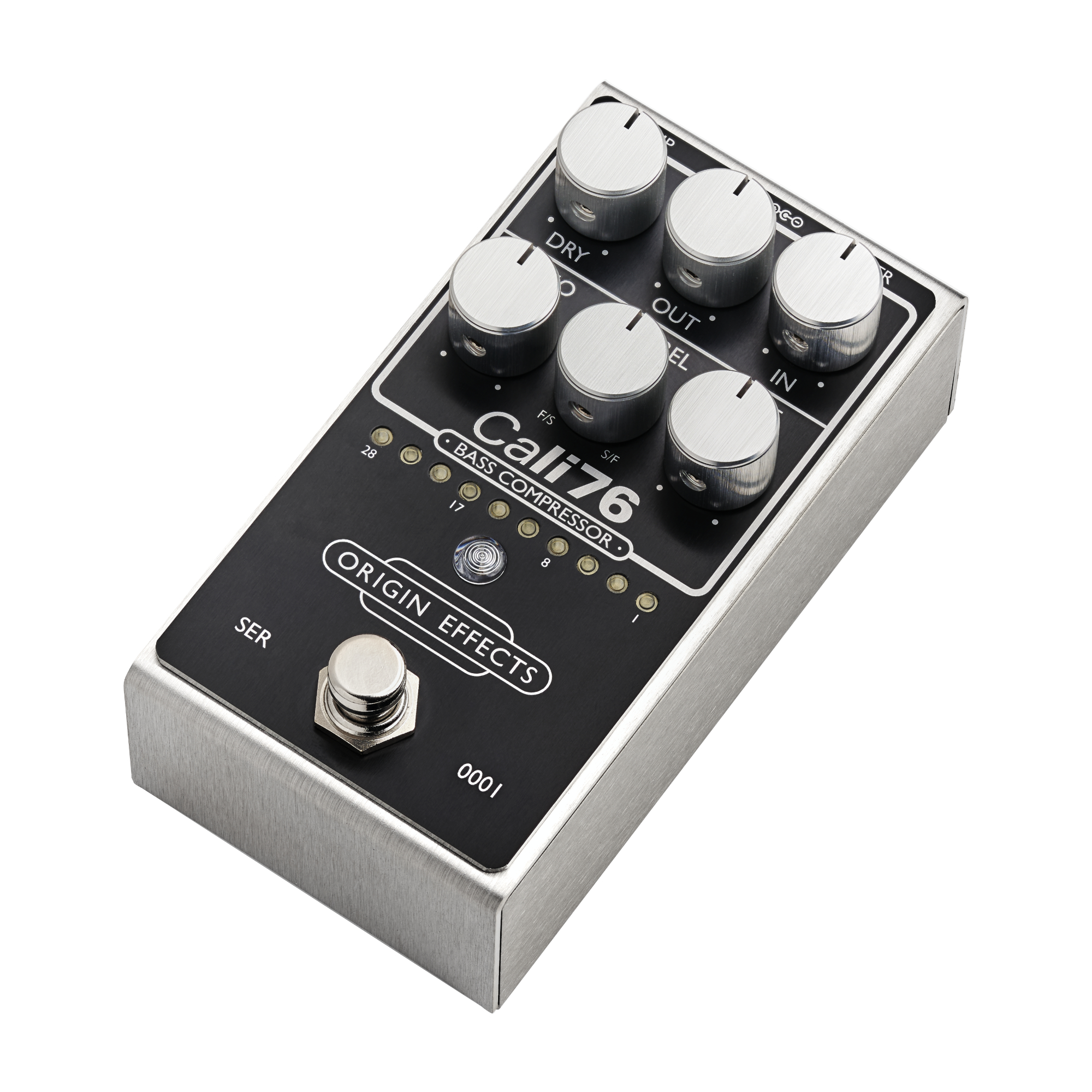 Origin Effects Cali76 Bass Compressor Black 2024 - Compressor, sustain & noise gate effect pedal for bass - Variation 1