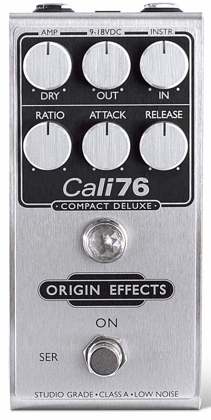 オリジナルデザイン手作り商品 Geartree Origin Effects Special Edition Cali76 Compact Bass  '64 Black Panel Compressor Pedal (76-CB-BP)