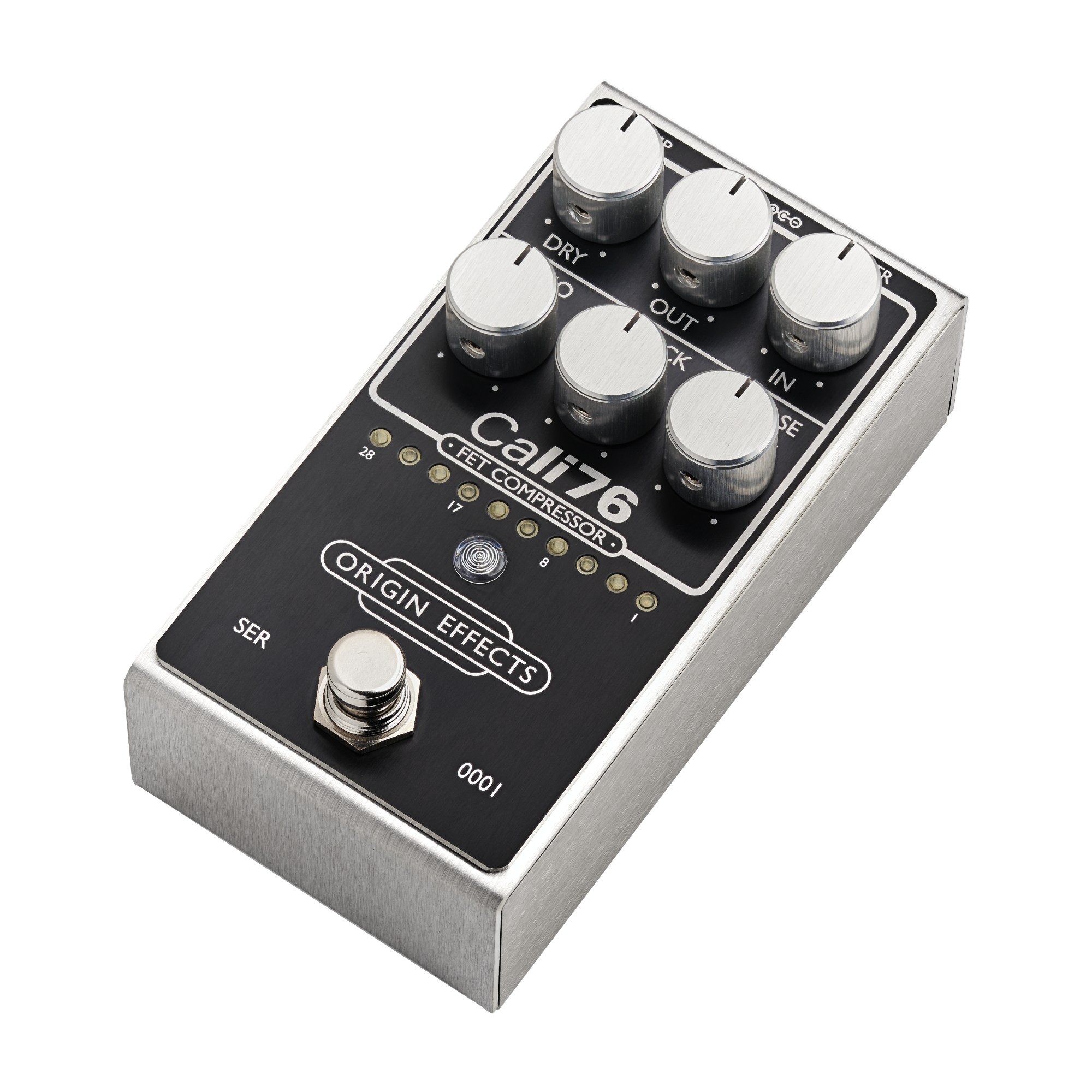 Origin Effects Cali76 Fet Compressor Black 2024 - Compressor, sustain & noise gate effect pedal - Variation 1