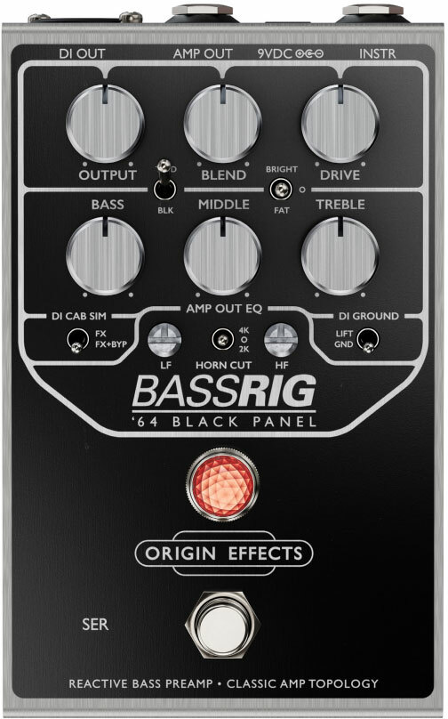 Origin Effects Bassrig 1964 Black Panel Preamp - Bass preamp - Main picture