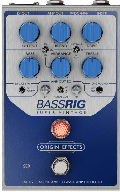 Origin Effects Bassrig Super Vintage Preamp - Bass preamp - Main picture