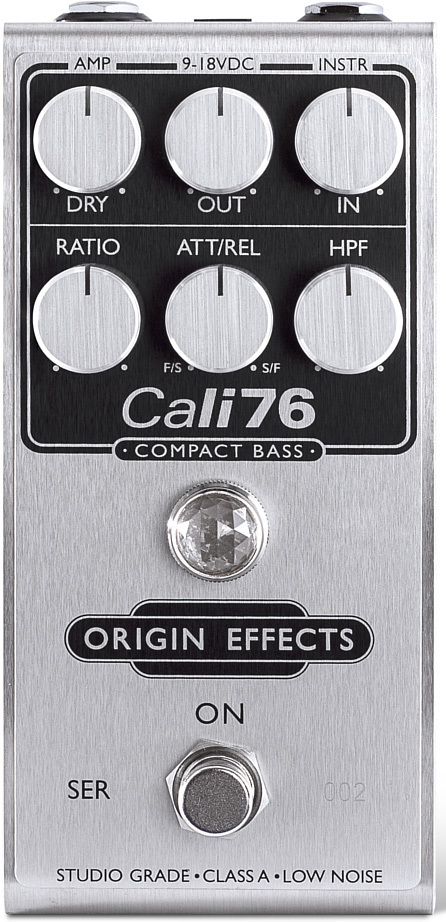Origin Effects Cali76 Compact Bass Compressor - Compressor, sustain & noise gate effect pedal for bass - Main picture
