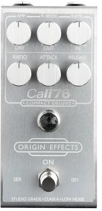 Compressor, sustain & noise gate effect pedal Origin effects Cali76 Compact Deluxe Laser Engraved Ltd