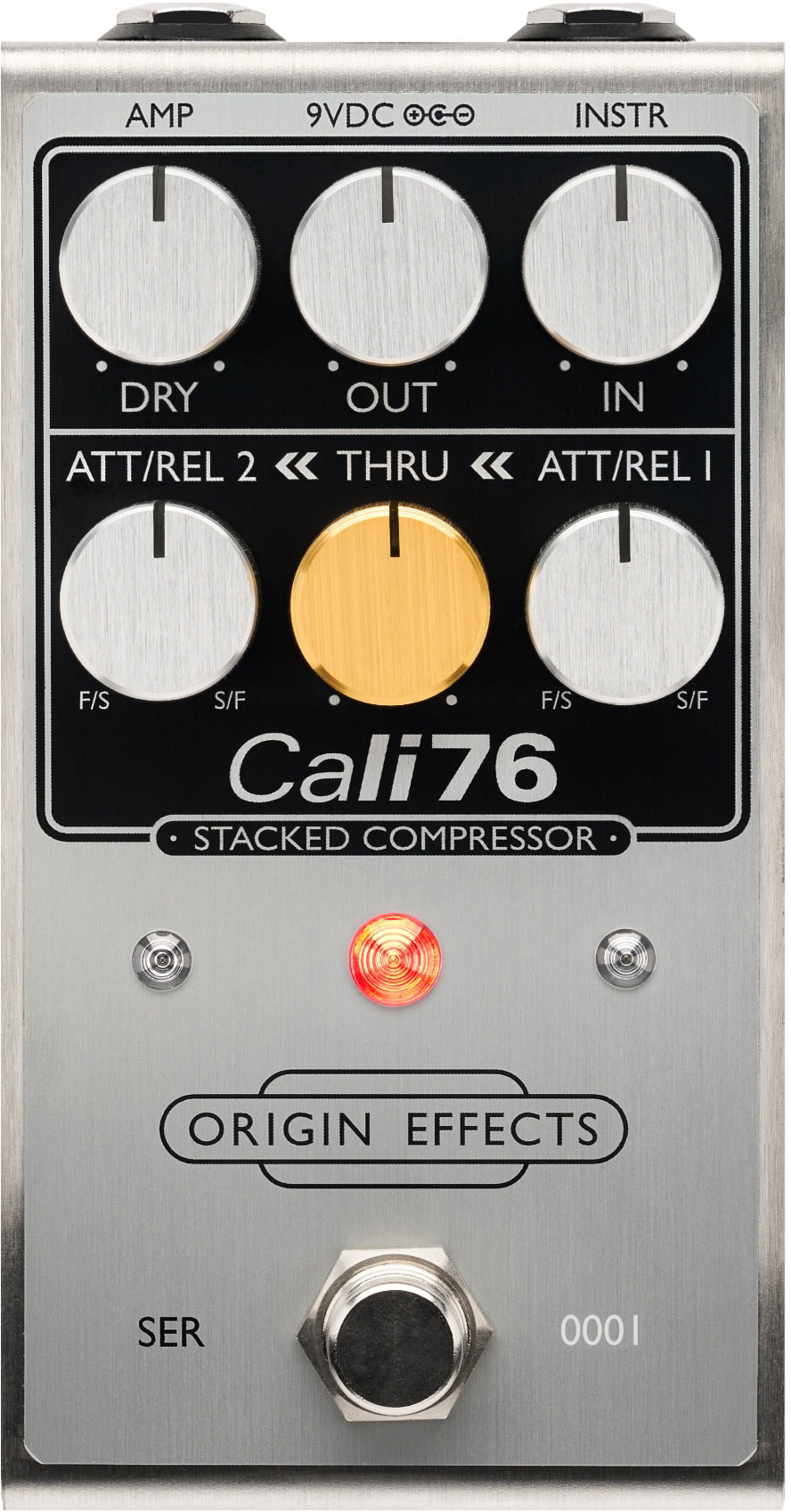 Origin Effects Cali76 Stacked Compressor - Compressor, sustain & noise gate effect pedal - Main picture