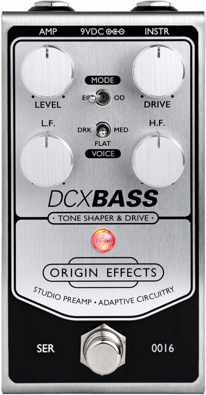 Origin Effects Dcx Bass - Compressor, sustain & noise gate effect pedal for bass - Main picture