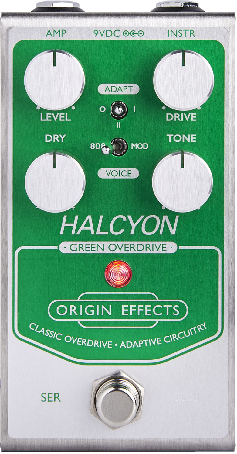 Origin Effects Halcyon Green Overdrive - Overdrive, distortion & fuzz effect pedal - Main picture