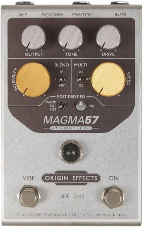 Origin Effects Magma 57 Amp Vibrato & Drive - Modulation, chorus, flanger, phaser & tremolo effect pedal - Main picture