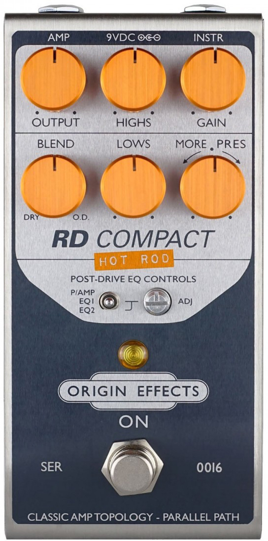Origin Effects Revivaldrive Rd Compact Hot Rod - Overdrive, distortion & fuzz effect pedal - Main picture