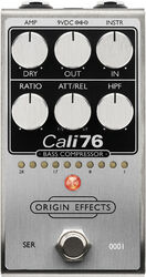 Compressor, sustain & noise gate effect pedal for bass Origin effects Cali76 Bass Compressor