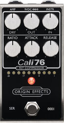 Compressor, sustain & noise gate effect pedal Origin effects CALI76 FET Compressor Black