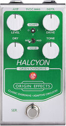 Overdrive, distortion & fuzz effect pedal Origin effects Halcyon Green Overdrive