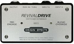 Switch pedal Origin effects RevivalDrive Switcher Interface