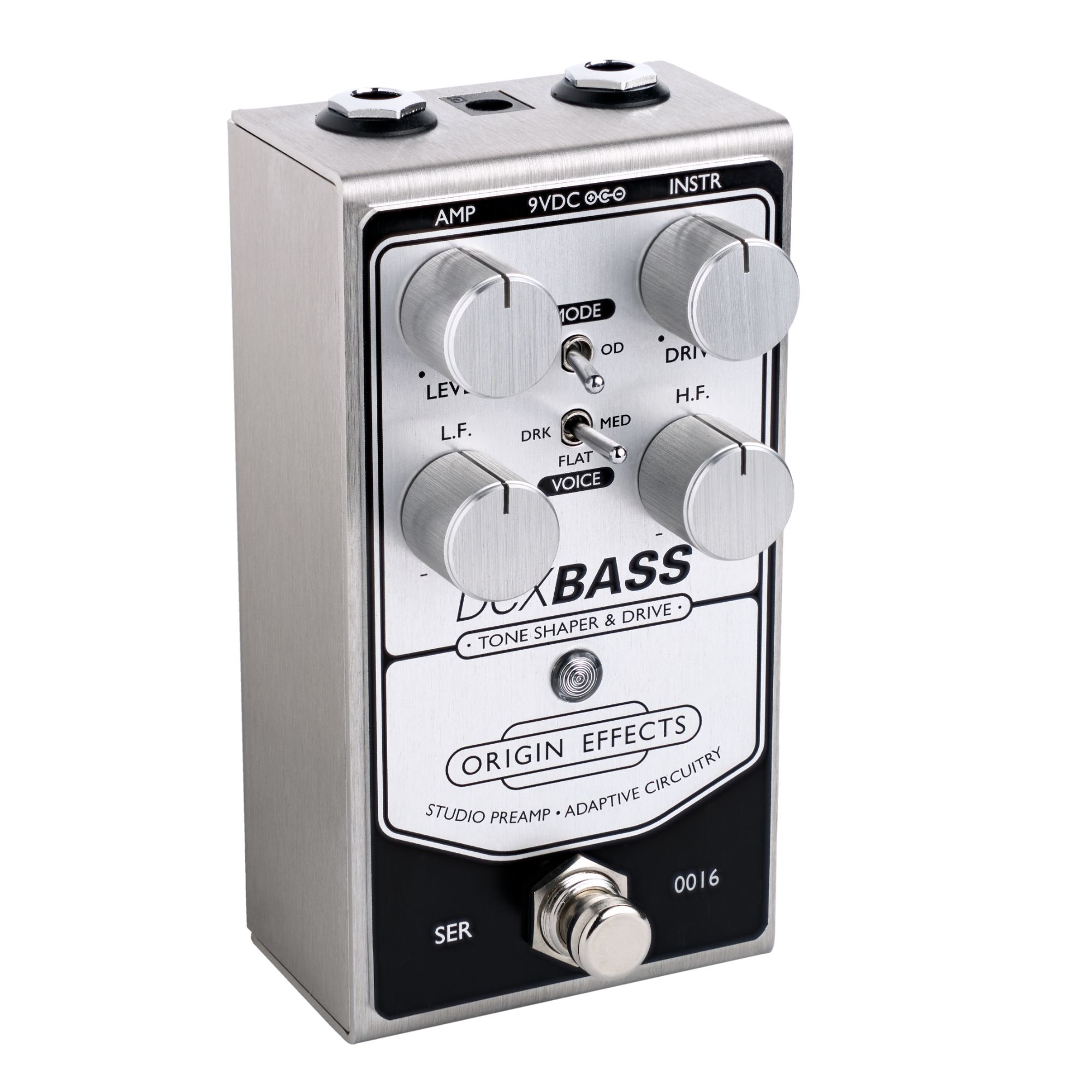 Origin Effects Dcx Bass - Compressor, sustain & noise gate effect pedal for bass - Variation 1