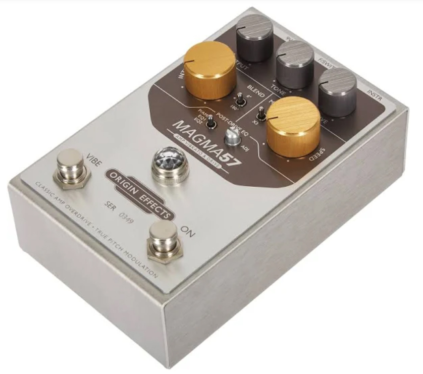 Origin Effects Magma 57 Amp Vibrato & Drive - Modulation, chorus, flanger, phaser & tremolo effect pedal - Variation 1