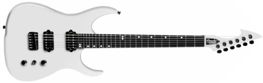 Ormsby Hype Gti-s 6 Standard Scale Hh Ht Eb - White Ermine - Str shape electric guitar - Main picture