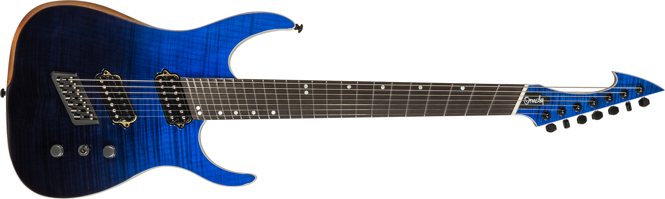 Ormsby Hype Gtr 7 Ltd Run 16 7c Multiscale 2h Ht Eb #gtr07655 - Sky Fall - Multi-Scale Guitar - Main picture