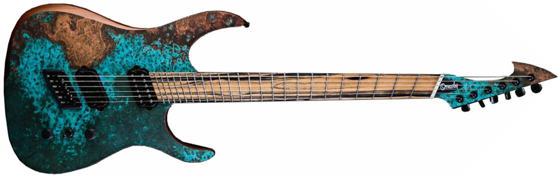 Ormsby Hype Gtr Elite 6c Multiscale 2h Ht Eb - Copper Print - Multi-Scale Guitar - Main picture