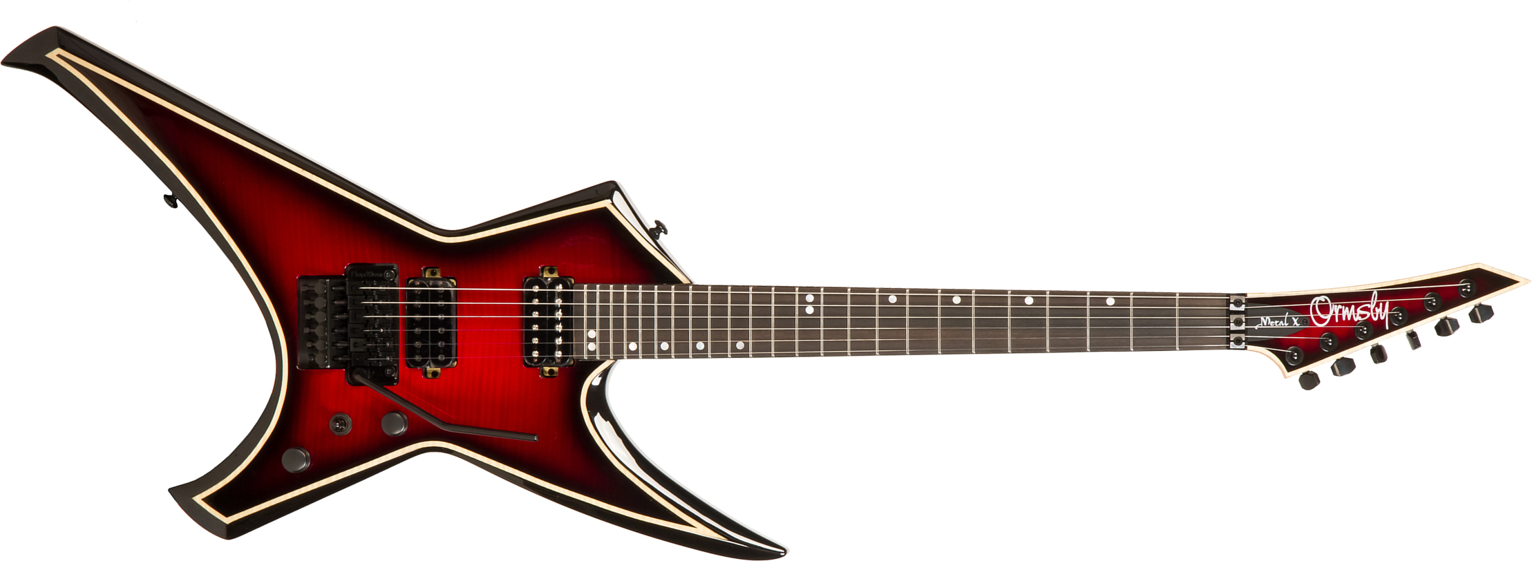 Ormsby Metal X 6 Hh Fr Eb - Red Dead - Metal electric guitar - Main picture
