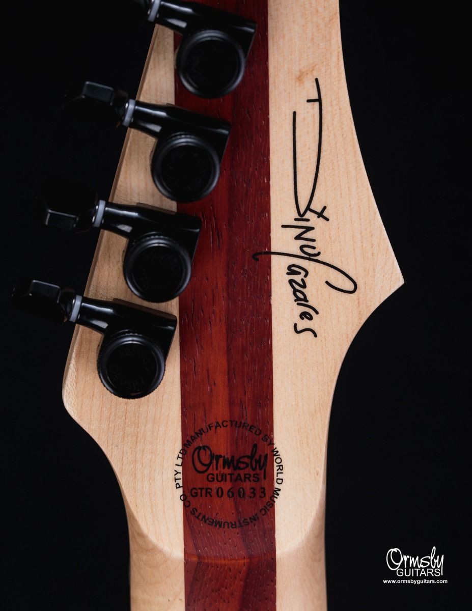 Ormsby Dino Cazares Dc Gtr 6 Signature Baritone H Seymour Duncan Ht Eb - Max Blak - Baritone guitar - Variation 4