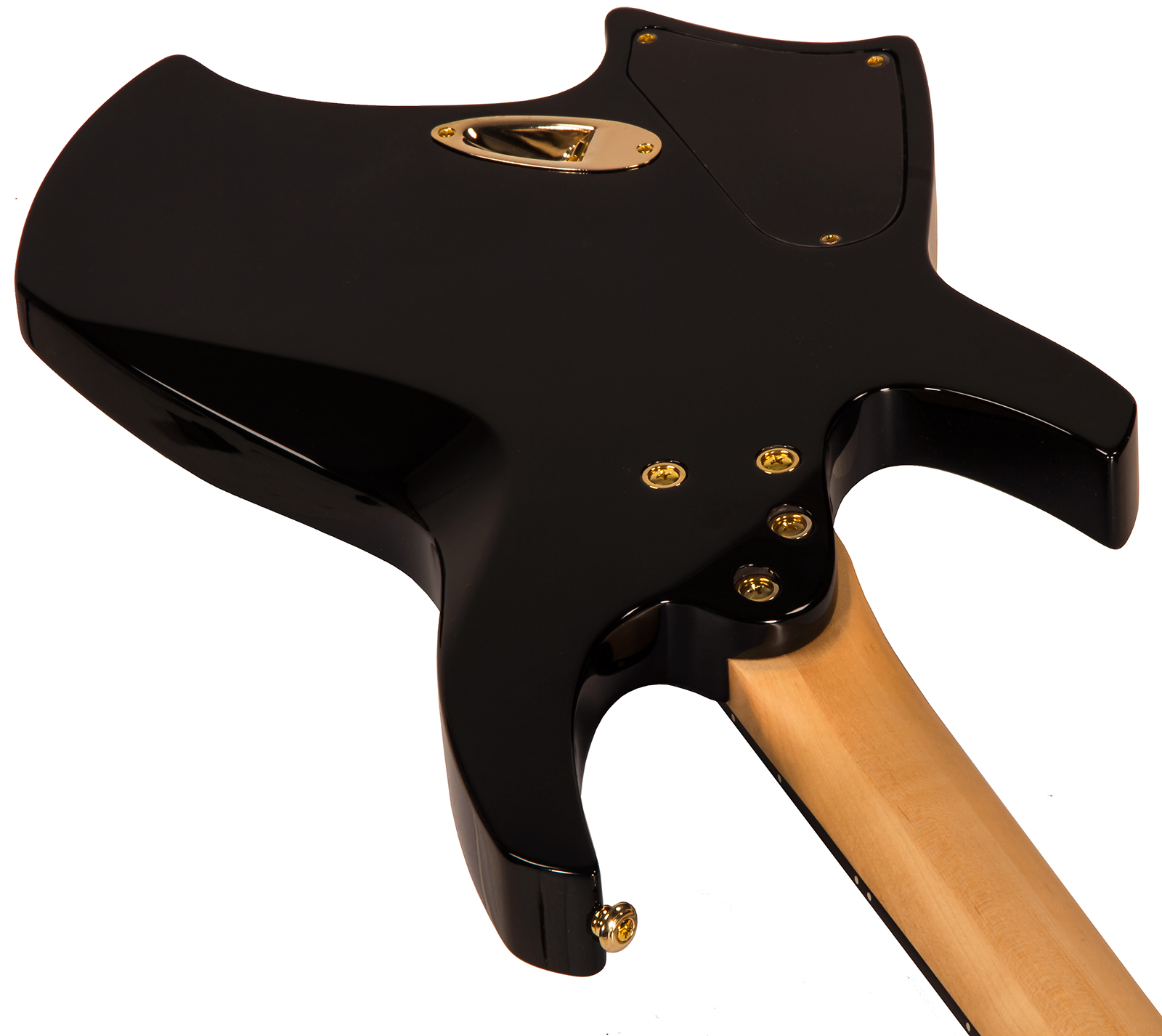 Ormsby Goliath Headless Gtr 6c Multiscale 2h Ht Eb - Tuxedo Black - Str shape electric guitar - Variation 5