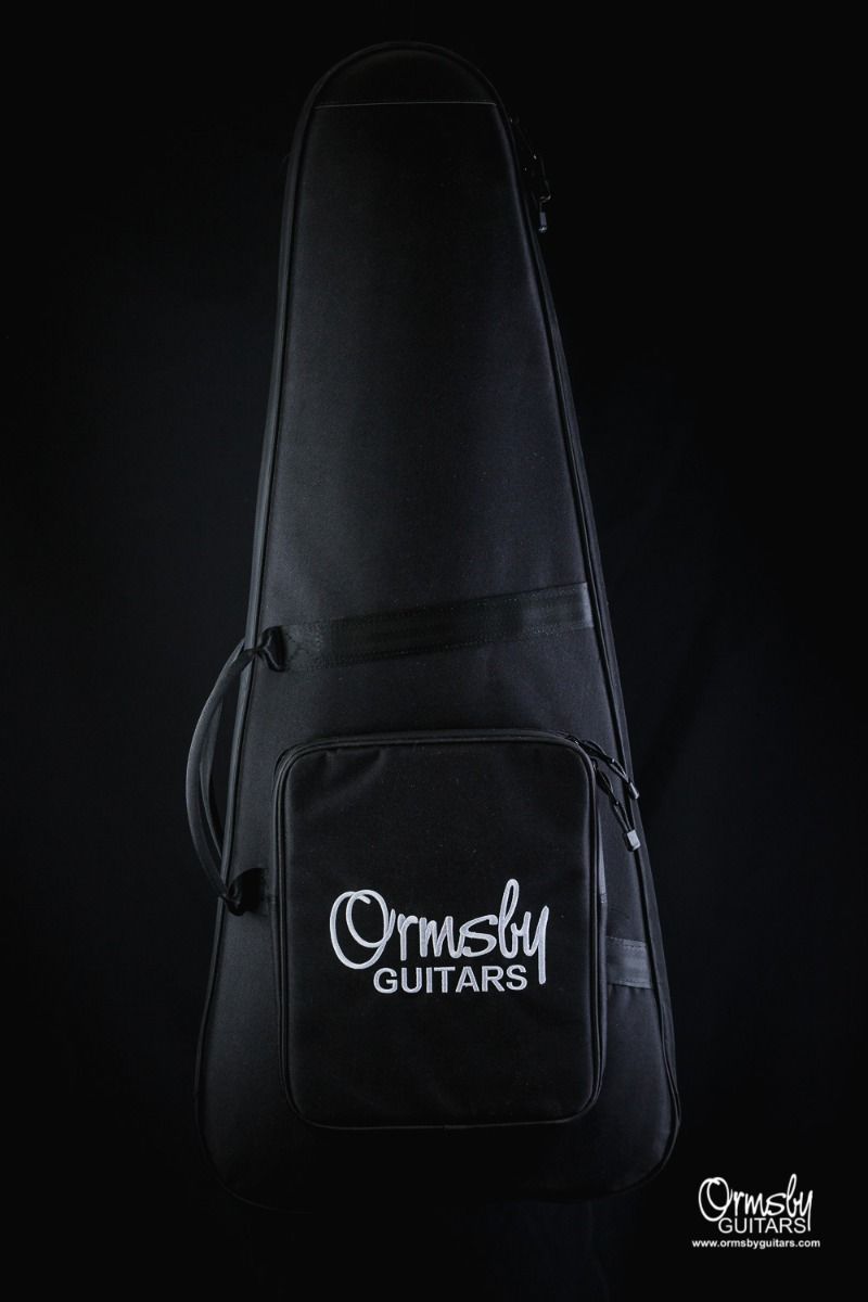 Ormsby Goliath Headless Gtr 6c Multiscale 2h Ht Eb - Tuxedo Black - Str shape electric guitar - Variation 3
