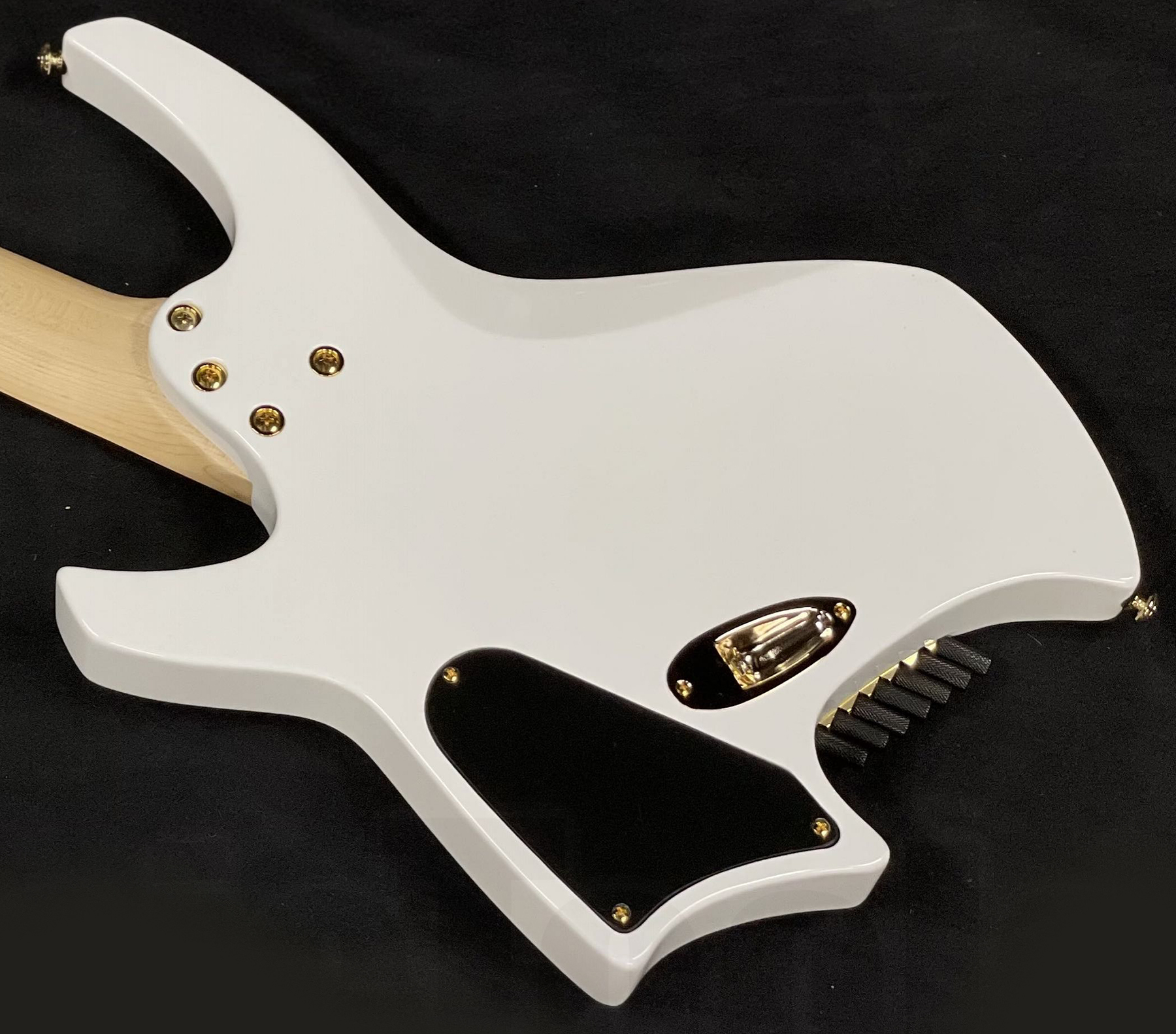Ormsby Goliath Headless Gtr 7c Multiscale 2h Ht Eb - Ermine White - Multi-Scale Guitar - Variation 3