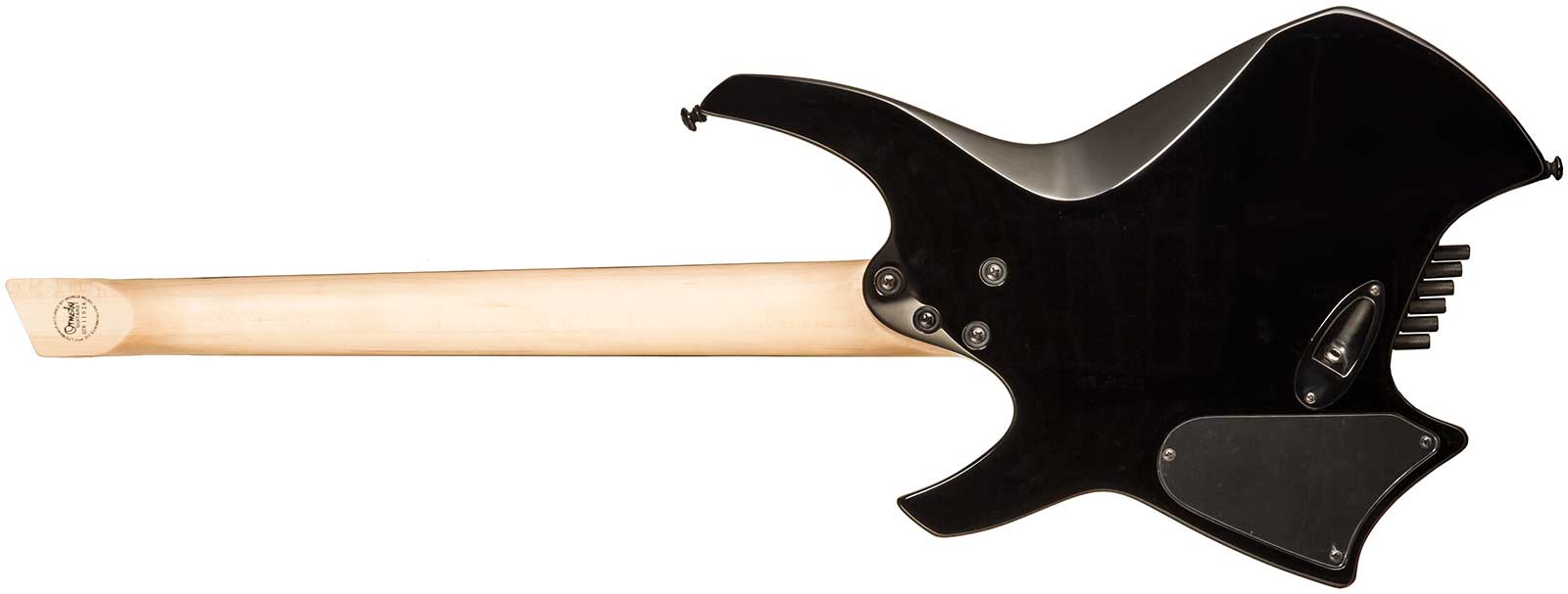 Ormsby Goliath Headless Gtr Run 17 6c Multiscale 2h Ht Eb - Dahlia Black - Multi-Scale Guitar - Variation 1