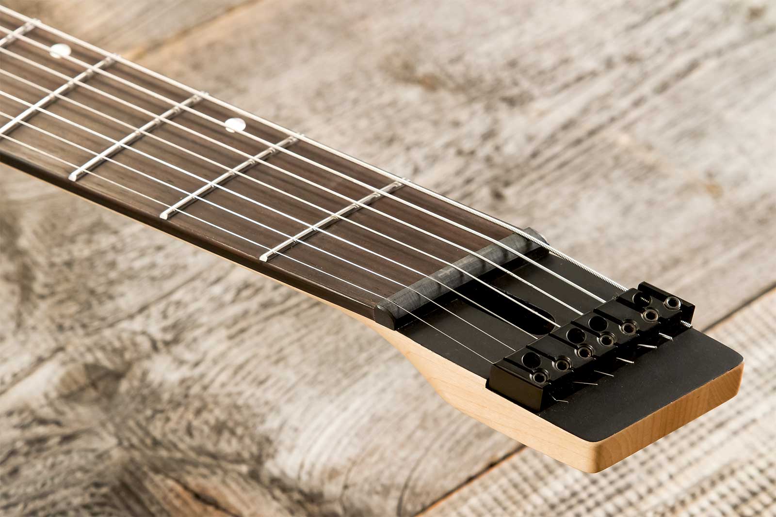 Ormsby Goliath Headless Gtr Run 17 7c Multiscale 2h Ht Eb - Dahlia Black - Multi-Scale Guitar - Variation 7