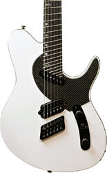 Tel shape electric guitar Ormsby TX GTR Carbon 6 - Ermine white
