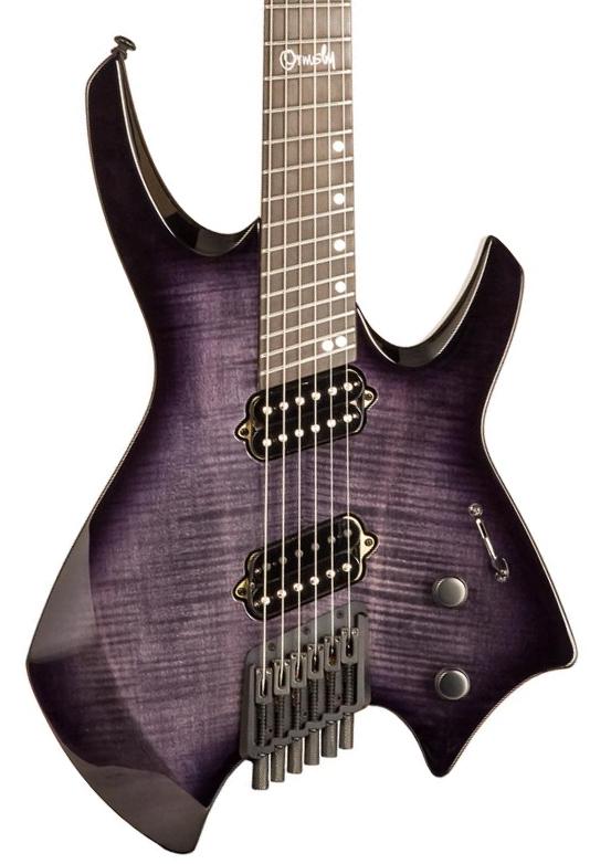 Multi-scale guitar Ormsby Goliath Headless GTR Run 17 - Dahlia black