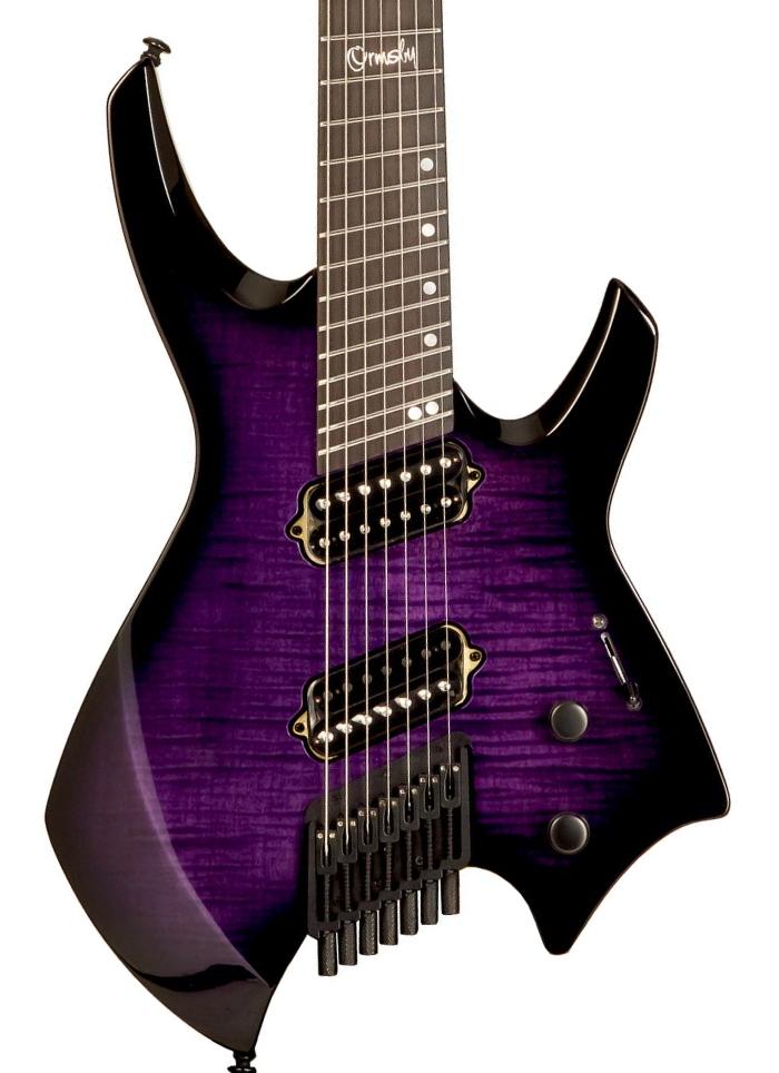 Multi-scale guitar Ormsby Goliath Headless GTR Run 17 7-String - Purr pull