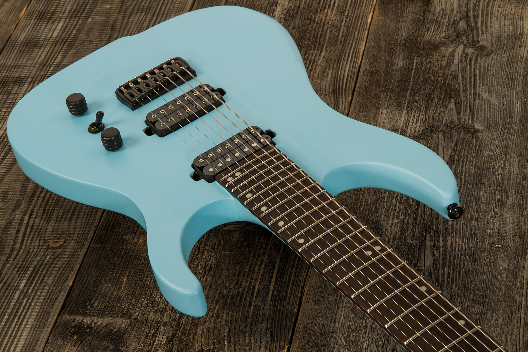 Ormsby Hype Gti-s 7 Standard Scale Hh Ht Eb - Opaline Blue - 7 string electric guitar - Variation 1