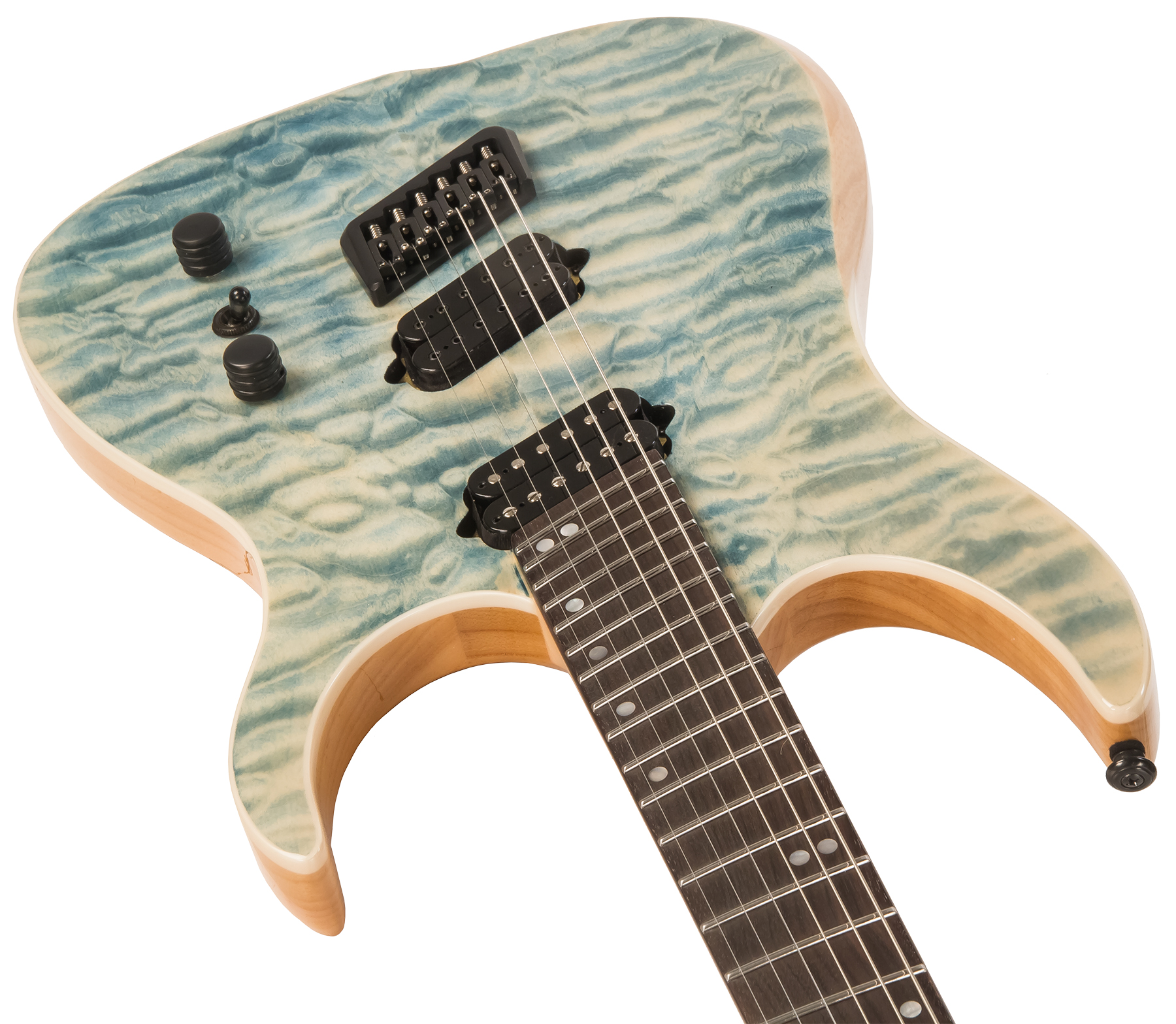 Ormsby Hype Gtr 6 Ash Multiscale 2h Eb +housse - Denim - Multi-Scale Guitar - Variation 2