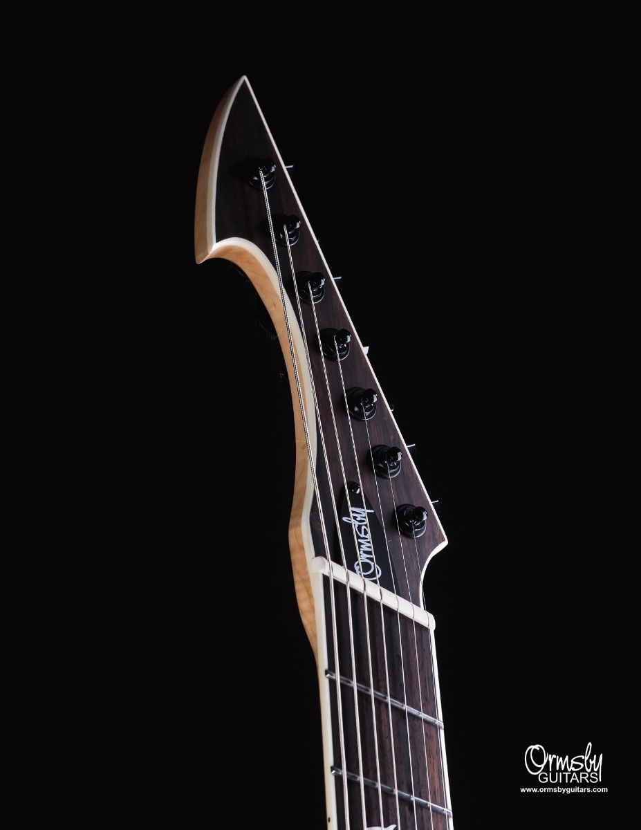 Ormsby Hype Gtr Shark 7c Multiscale 2h Ht Eb - Carribean Blue/green - Multi-Scale Guitar - Variation 6