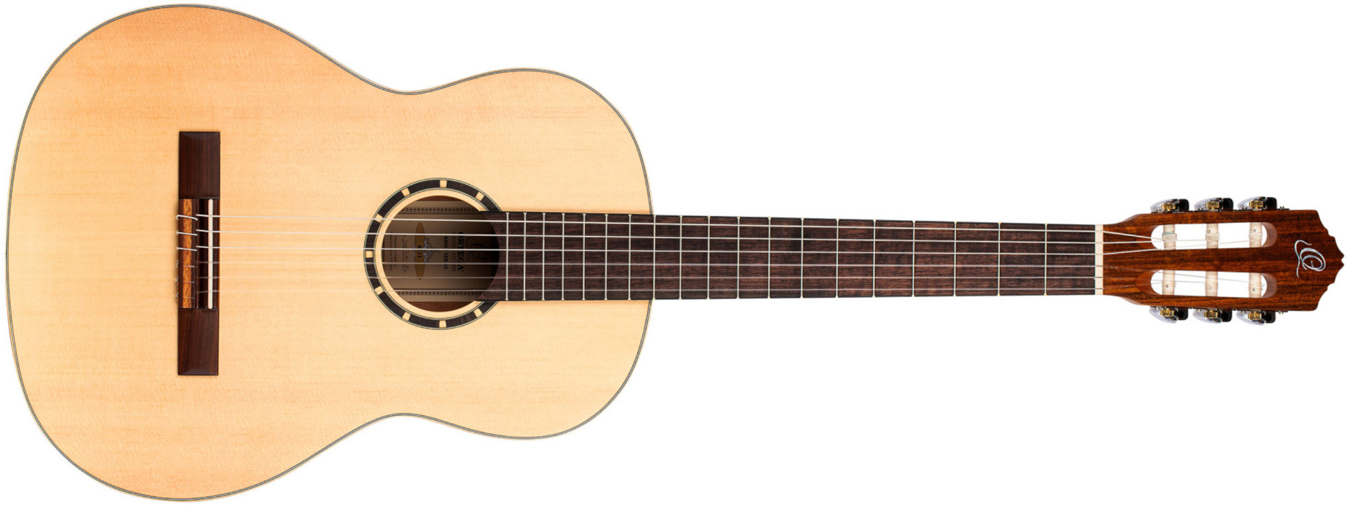 Ortega R121 52mm Epicea Acajou So + Housse - Natural - Classical guitar 4/4 size - Main picture