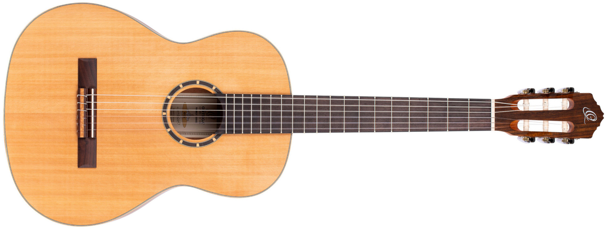 Ortega R122 52mm Cedre Acajou So + Housse - Natural - Classical guitar 4/4 size - Main picture