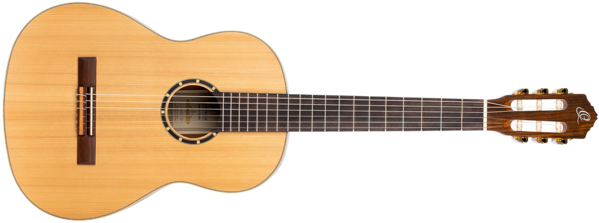 Ortega R131 52mm Table Massive Cedre Acajou So + Housse - Natural - Classical guitar 4/4 size - Main picture
