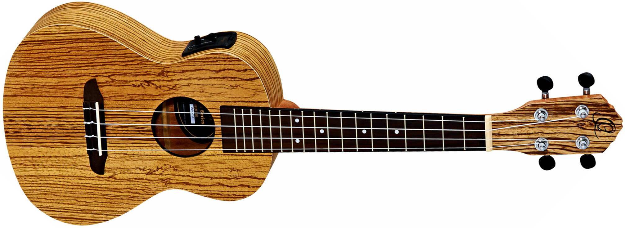 Ortega Rfu11ze Concert Zebrawood - Natural - Ukulele - Main picture