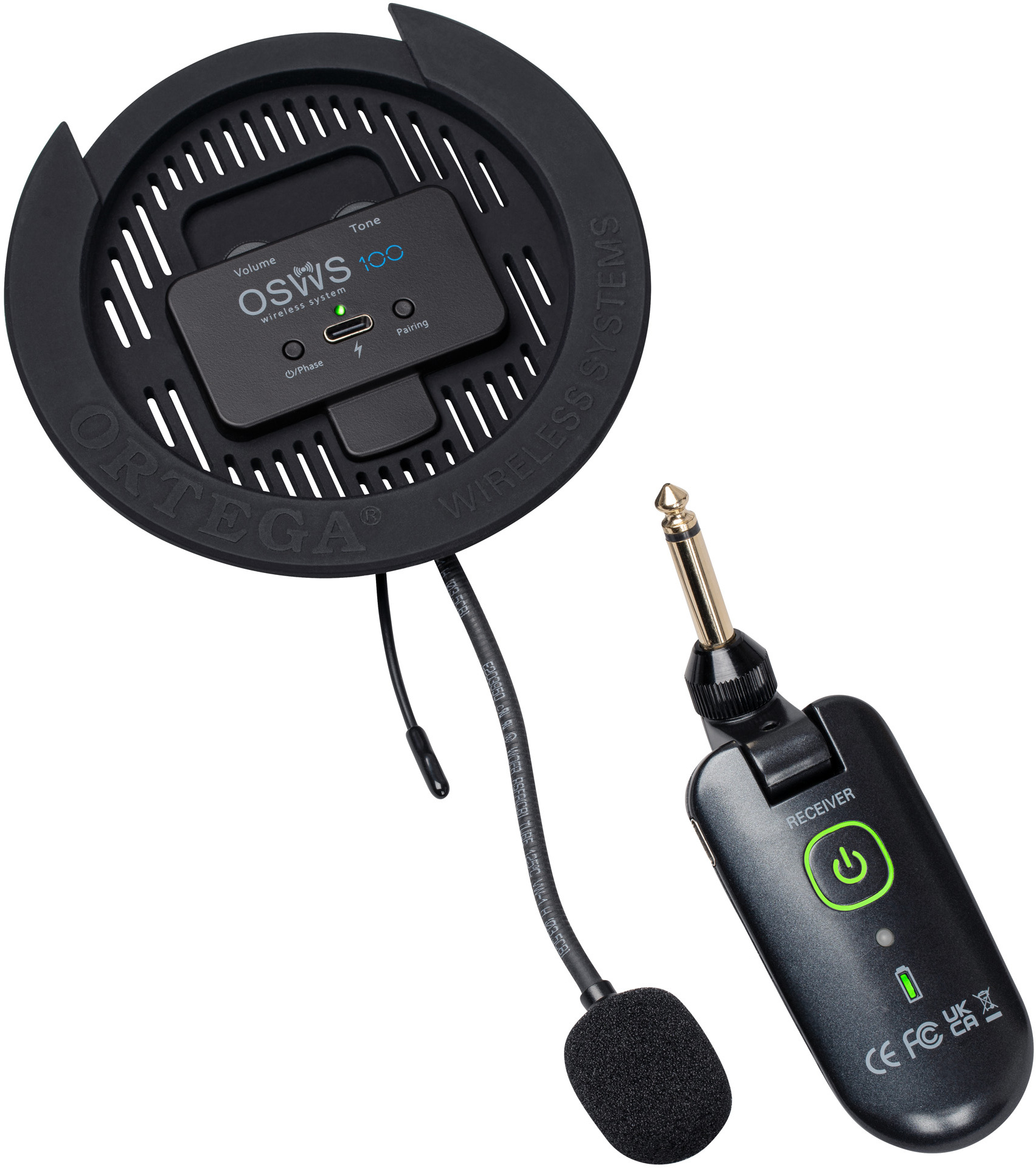 Ortega Rosace 100 Mm - Wireless microphone for instrument - Main picture