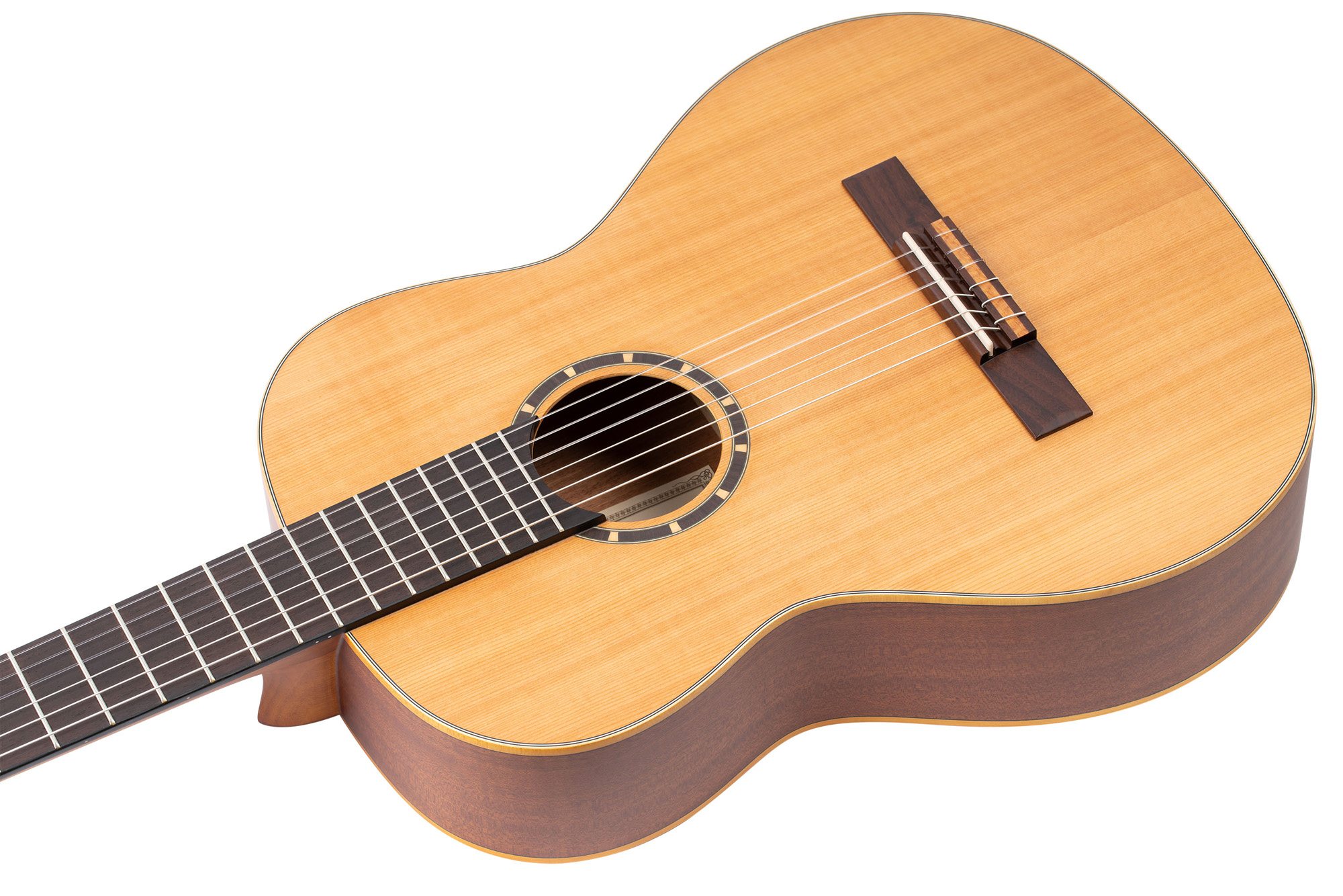 Ortega R122 52mm Cedre Acajou So + Housse - Natural - Classical guitar 4/4 size - Variation 1