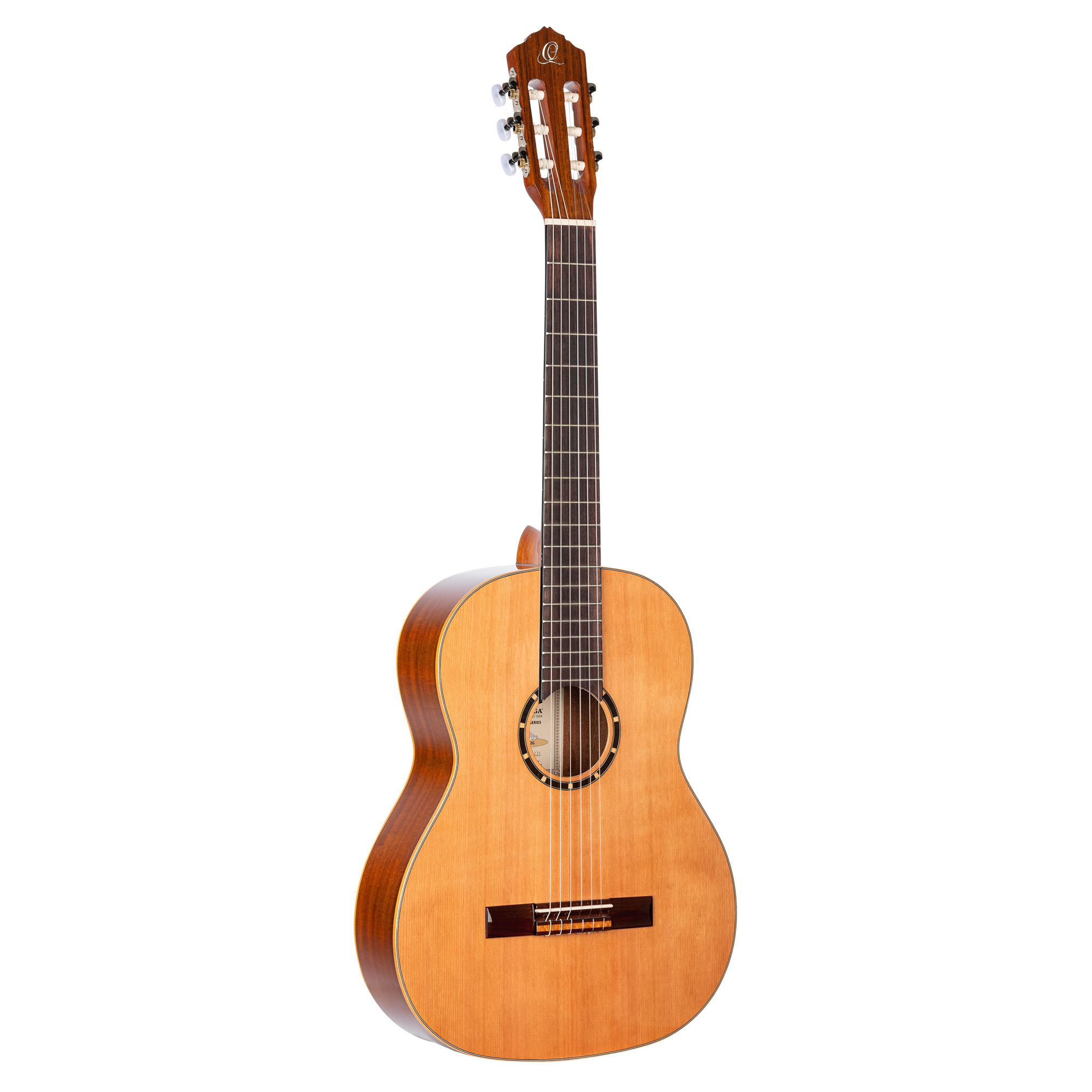 Ortega R122g Gloss 52mm Cedre Acajou So + Housse - Natural - Classical guitar 4/4 size - Variation 3