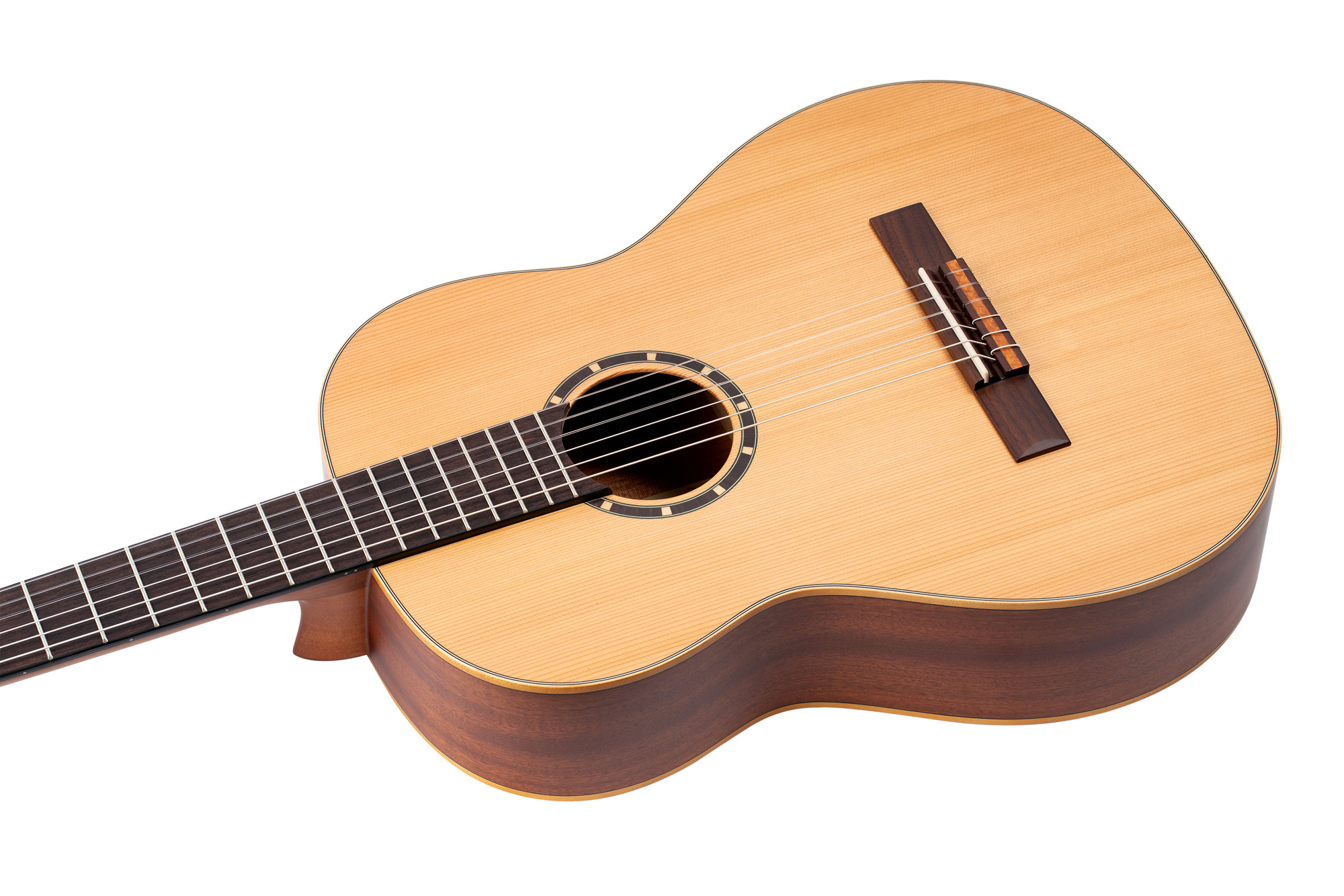 Ortega R131 48mm Table Massive Cedre Acajou So + Housse - Natural - Classical guitar 4/4 size - Variation 1