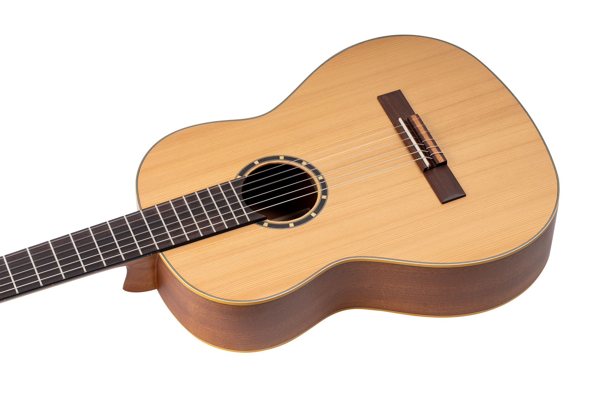 Ortega R131 52mm Table Massive Cedre Acajou So + Housse - Natural - Classical guitar 4/4 size - Variation 1