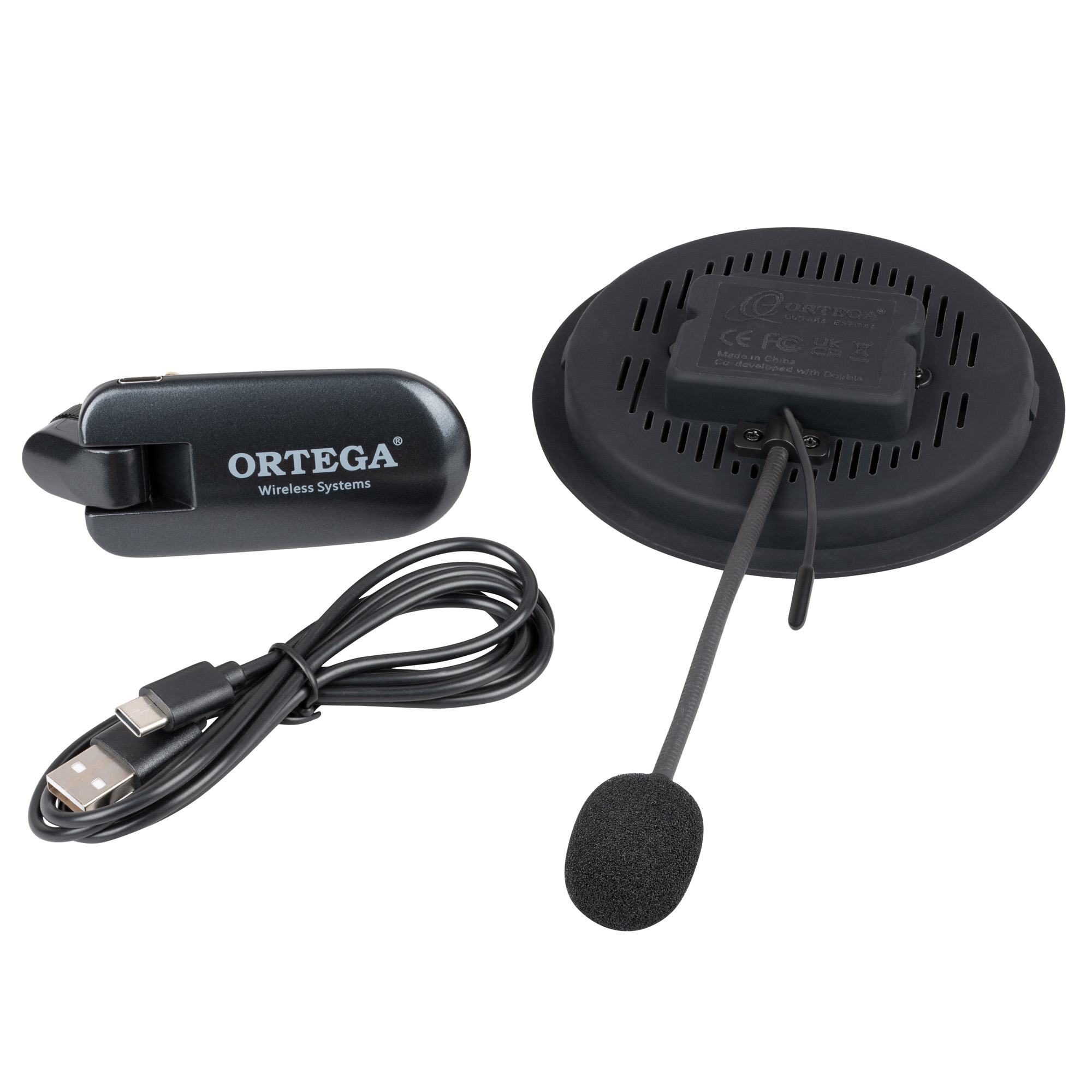 Ortega Rosace 100 Mm - Wireless microphone for instrument - Variation 1