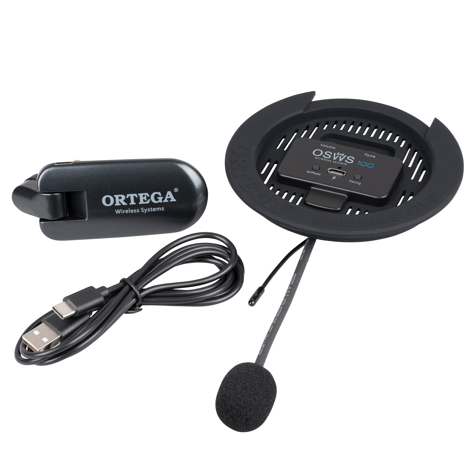 Ortega Rosace 100 Mm - Wireless microphone for instrument - Variation 2