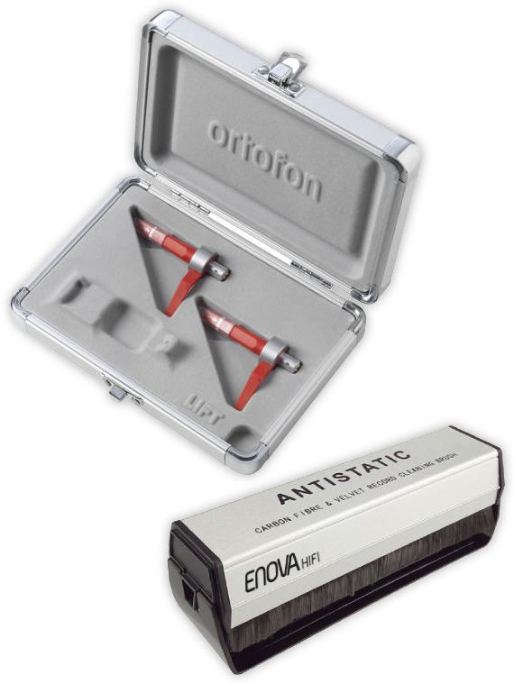 Ortofon Concorde Mkii Twin Digital + Enova Hifi Brosse Antistatic Vinyle -bva 20 - Cartridge - Main picture