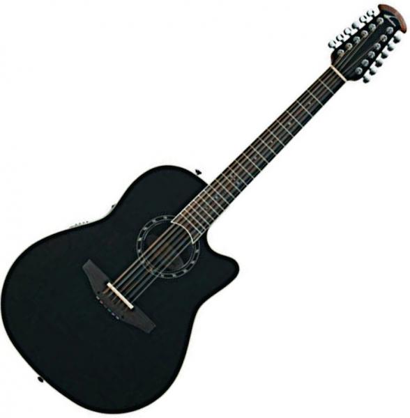 Ovation 2751AX-5 Balladeer Standard 12-string - black Electro acoustic ...
