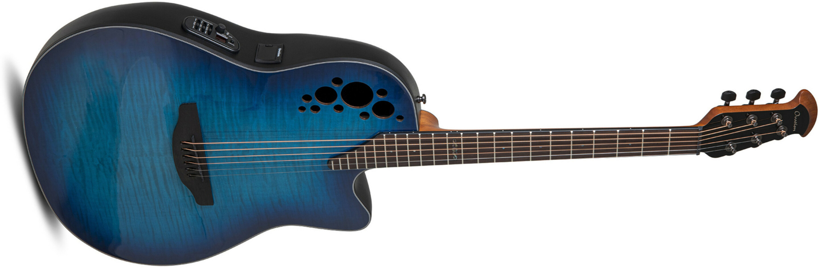 Ovation CE44P-BLFL-G Celebrity Elite Plus - blue flamed