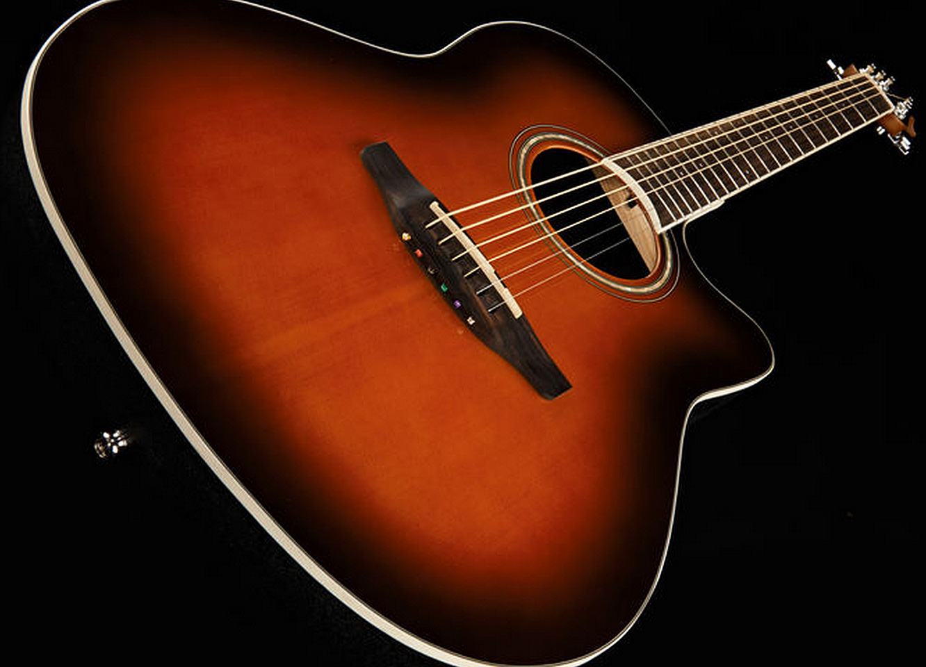 Ovation Cs24-1 Celebrity Standard Mid Depth Cw Epicea Lyrachord Rw - Sunburst - Electro acoustic guitar - Variation 2